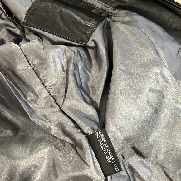 IZOD Men's Black Leather Jacket